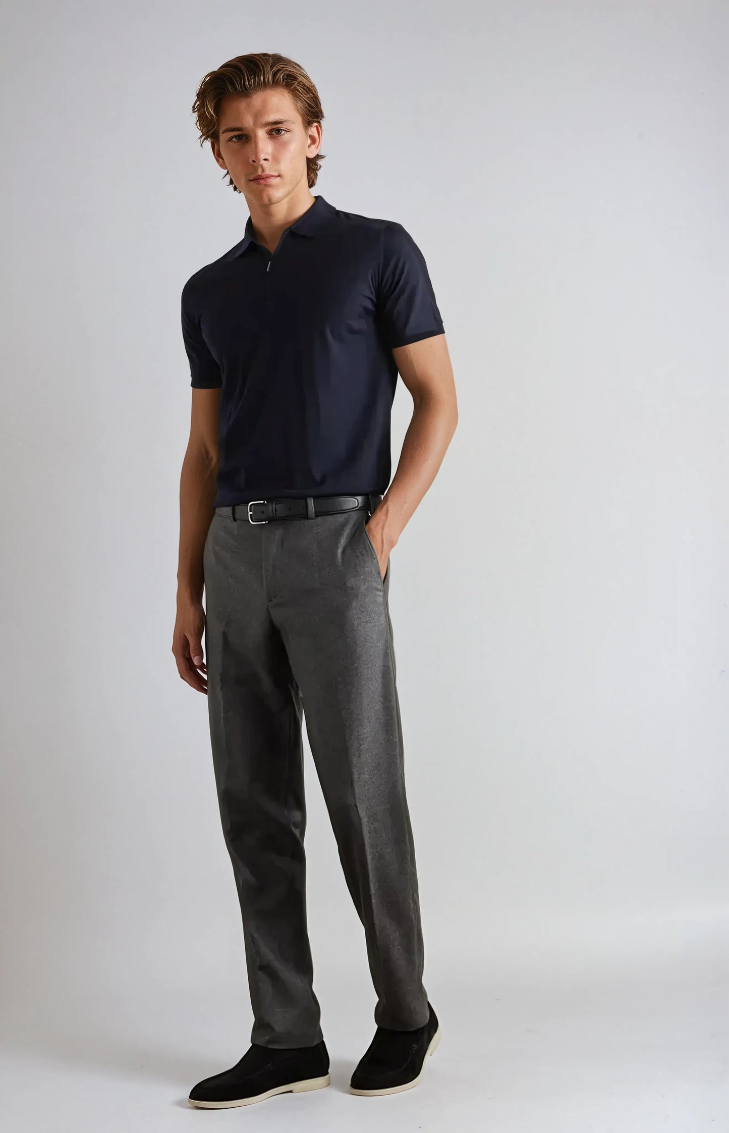 Suede Leather Loafers