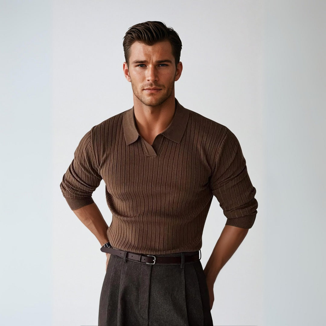 Kensington - Classic Sweater with Collar